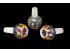 14MM/40 Gr DOUBLE GLASS FANCY HERB BOWL