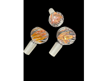 14 MM GOLDEN FANCY ART BONG BOWL