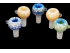 14MM/38 Gr COLOR TUBE & HONEYCOMB ART DELUXE HERB BOWLS