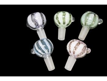 14MM/45 Gr SLIME TUBE AND ART HERB BOWLS, MIX COLORS