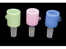 14 MM US MILKY TUBE BONG BOWLS, COLOR ASSORTED