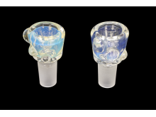 19MM-42 Gr GOLD/SILVER FUMED HIGH END HERB BOWLS