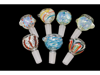 14MM -38 Gr REGULAR ART HERB BOWLS- MIX COLORS