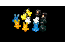 12 PCS CARB CAP BUNDLE, COOR AND DESIGNS ASSORTED