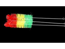 14.5' WATER PIPE CLEANING BRUSH-RASTA COLOR