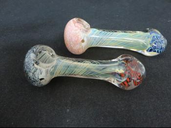 4.5" COLORED AND FUMED HAND PIPE
