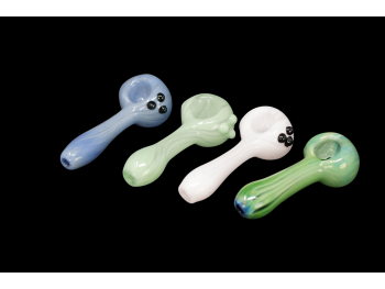 3.25'/ SLIME COLOR ART 4 CT HAND PIPES BUNDLE