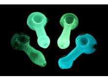 3.5'' GLOW IN DARK DELUXE PIPE, 4 CT BUNDLE
