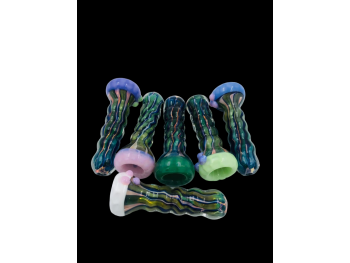 3.5'/50 Gr SLIME COLOR TOP DELUXE CHILLUM/ COLOR ASSORTED