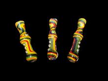 3.5" REVERSE ART DICHROIC FANCY CHILLUM