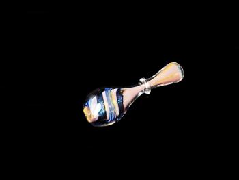 3"/33 Gr, GOLD DICHRO LATED CHILLUM