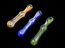 4" DOUBLE GLASS PREMIUM CHILLUM