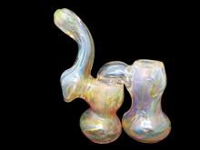 GOLDEN DOUBLE CHAMBER BUBBLER