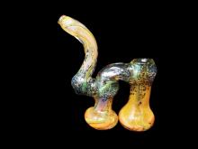 GOLD &  FRIT ART DOUBLE CHAMBER