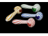 4.5"/80 Gr COLORFUL HEAR ART FANCY HAND PIPES, MIX COLORS