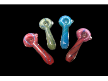 2.75"-3"/45-50 Gr FRITED AN ART HAND PIPES, COLOR MIX