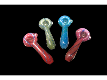 2.75"-3"/45-50 Gr FRITED AN ART HAND PIPES, COLOR MIX