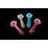 2.75"-3"/45-50 Gr FRITED AN ART HAND PIPES, COLOR MIX