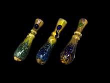 3.5"/40 Gr. DOUBLE GLASS FANCY CHILLUM