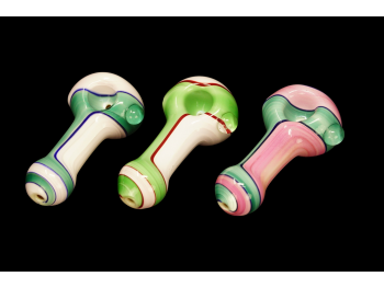 3.75'/85-90 Gr HIGH END HAND PIPE, COLOR MIX
