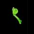 5"-110 Gr  GLOW IN DARK GREEN KNOBBY DELUXE SHERLOCK