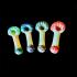 4'/100 GRAM FULL BODY ART DELUXE HAND PIPE, COLOR VARY