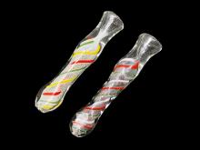 3.5"/30 Gr. RASTA ART GLOW IN THE DARK CHILLUM