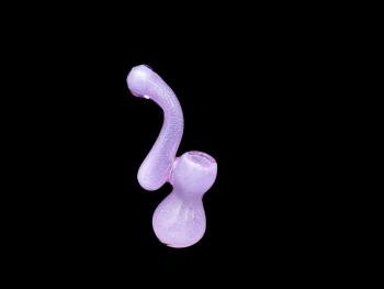 5”/100 Gr. PURPLE TUBE GLOW IN THE DARK BUBBLER