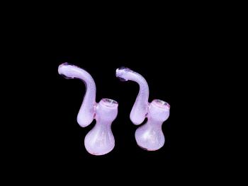 5”/100 Gr. PURPLE TUBE GLOW IN THE DARK BUBBLER