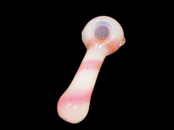 5”/125 Gr. US MILKY TUBE PINK ART HIGH END HAND PIPE 