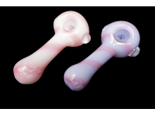 5”/125 Gr. US MILKY TUBE PINK ART HIGH END HAND PIPE