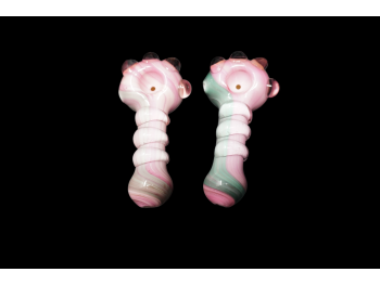 4' 115 Gr PINK TUBE WITH FAT RIMS HAND PIPE