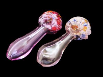 3.5" PINK / PURPLE HAND PIPE 