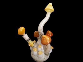 HANDCRAFTED BUNCH MUSHROOM ARTISTIC WATER PIPE 