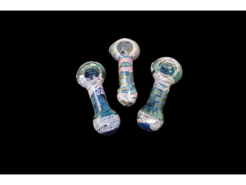 3.5"/75 Gr DOUBLE BLOWN, FLAT MOUTH DELUXE HAND PIPE