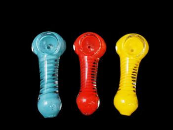 3.25"/55 GRAM SWIRL ART PIPE/ MIX COLOR