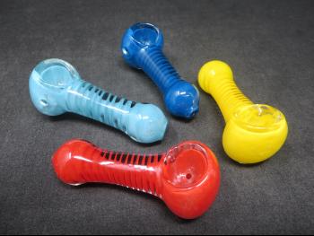 3.25"/55 GRAM SWIRL ART PIPE/ MIX COLOR