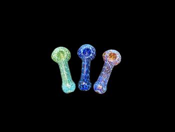 3.75" DOUBLE GLASS FANCY PIPE