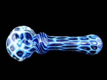 4.75" DOUBLE GLASS FANCY PIPE