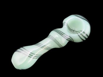 4" SLIME GREEN FANCY PIPE