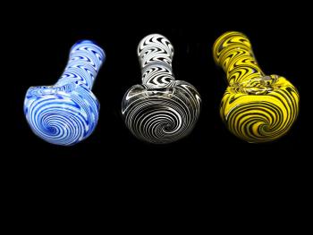 3.5"/65-70 GRAM ZIG ZAG ART HAND PIPE 