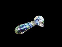 3.5"/95 Gr. WINDOW ART DOUBLE GLASS HAND PIPE