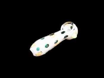 4"/80 Gr. DOTTED ART MILKY COLOR HAND PIPE 