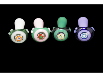 4'/120 Gr SLIME COLOR DELUXE PIPE WITH FLOWER ON HEAD/ MIX COLORS