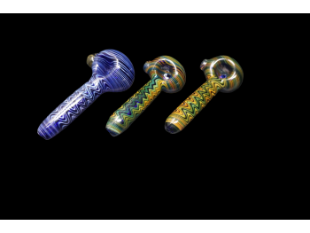 4'-4.25' WAVE ART HIGH END  HAND PIPE