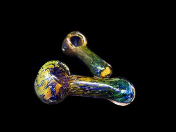 3" DOUBLE GLASS FANCY PIPE 