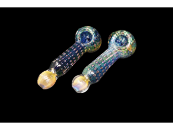 5.5' 190-200Gr DOUBLE GLASS FANCY PIPE