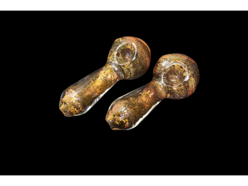 6.5'-7' 510-520Gr GOLD FUMED ART GIANT HAND PIPE