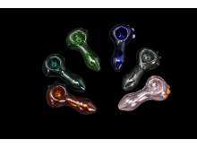 2.75'-3'- COLOR TUBE SPOON PIPE, COLOR ASSORTED