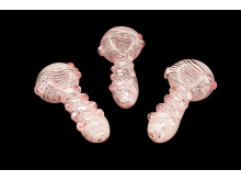 4”/115 Gr. PINK TUBE PIPE WITH MARBLE BODY